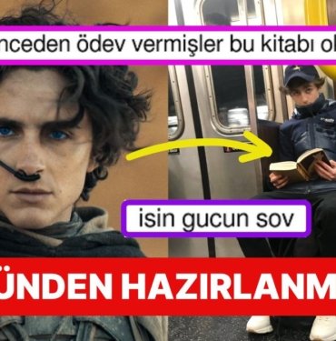 Timothée Chalamet’in 2018’de ‘Dune’ Okurken Çekilen Fotoğrafı Hepimize Bu Filme Dün Başlamamış Dedirtti