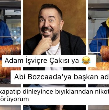 10 Parmağında 10 Marifet: Ata Demirer Bu Sefer de  Kokoreç Tezgahının Başında Yaptığı Taklitle Güldürdü
