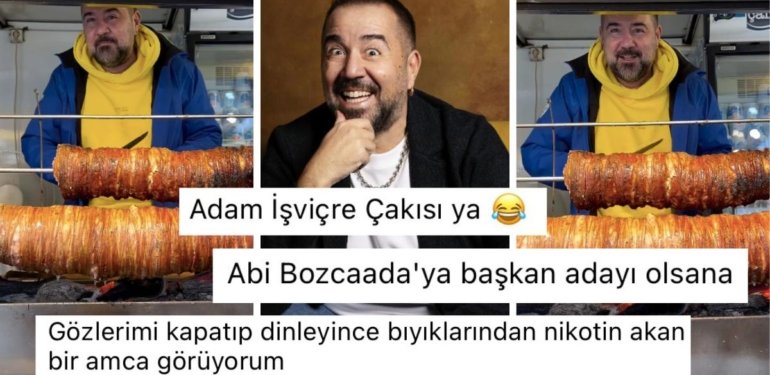 10 Parmağında 10 Marifet: Ata Demirer Bu Sefer de Kokoreç Tezgahının Başında Yaptığı Taklitle Güldürdü