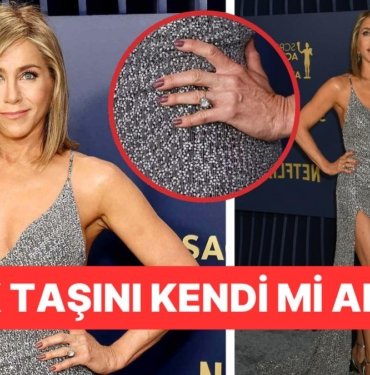 Friends Dizisinin Yıldızı Jennifer Aniston’ın Parmağındaki Yüzük Yeni Aşk İddialarını Alevlendirdi