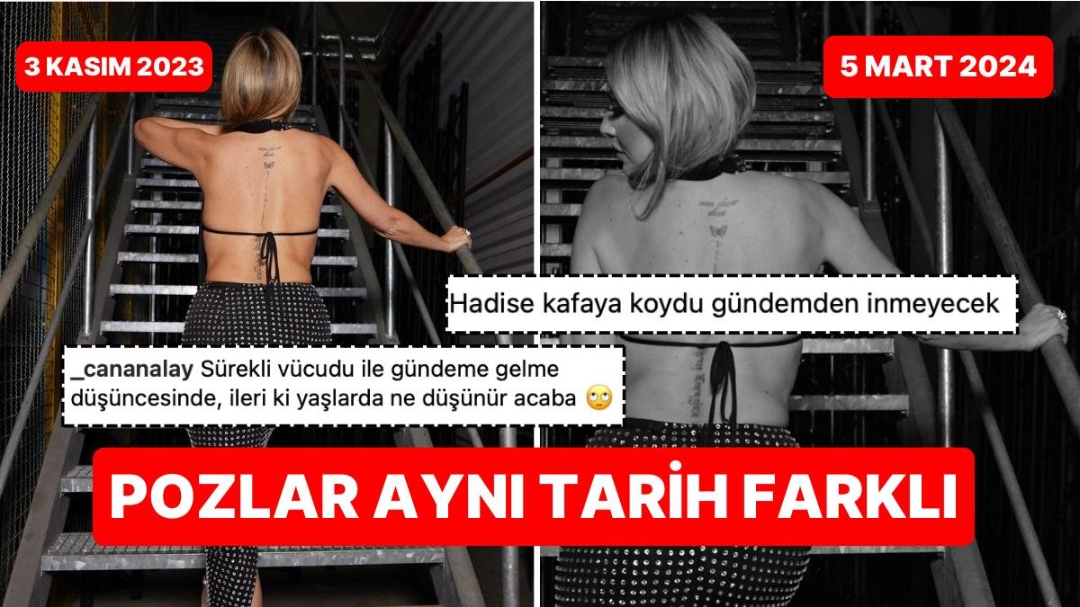 Gündemsizlik Derdine Düşen Hadise Sansasyon Yaratan Sırt Dekolteli Pozlarını Yeniden Paylaşmaya Karar Verdi