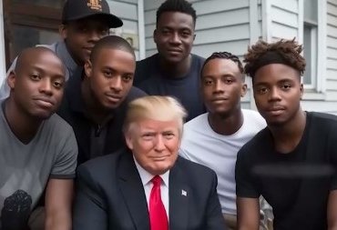 Yapay zekadan Trump görselleri: Siyahileri kullanarak oy topladığı iddia edildi