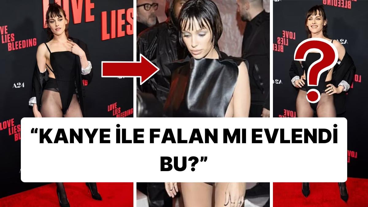 Bianca Censori’nin İkinci Kopyası Kristen Stewart’ın, Film Prömiyerinde Giydiği Mayomsu Kıyafet Göz Kanattı