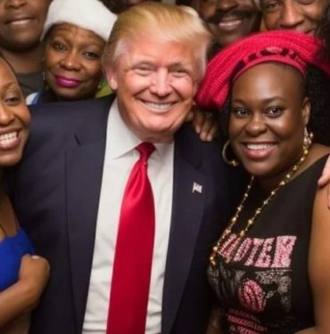 Yapay zekadan Trump görselleri: Sahte fotoğraflarda siyahilerle birlikte görüldü
