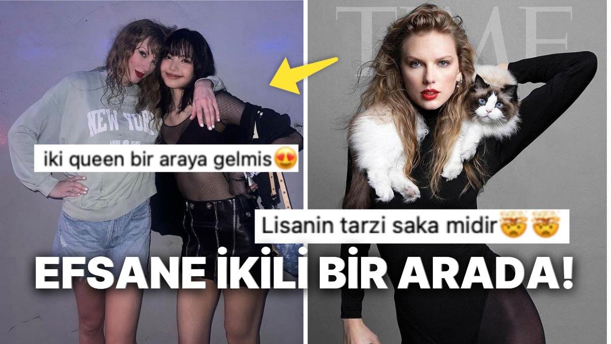 Başarılı Şarkıcı Taylor Swift, Blackpink Üyesi Lisa ile Singapur Konserinde Bir Araya Geldi