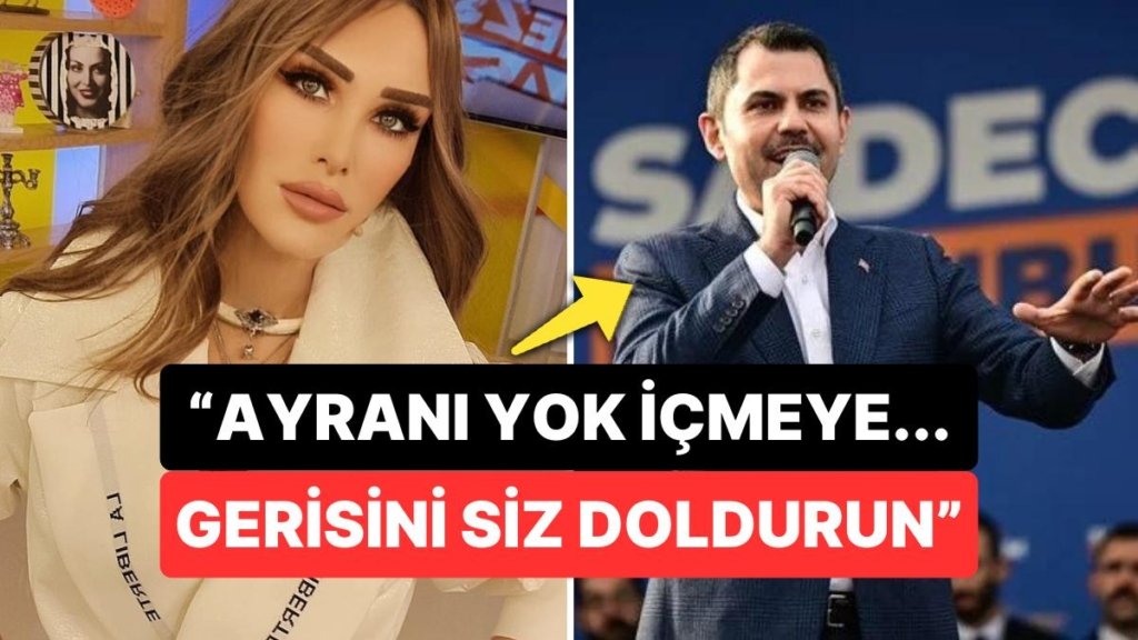 Seren Serengil İBB Başkan Adayı Murat Kurum’un “Ayranı Yok İçmeye” Gafını Paylaşıp Sonra Sildi!