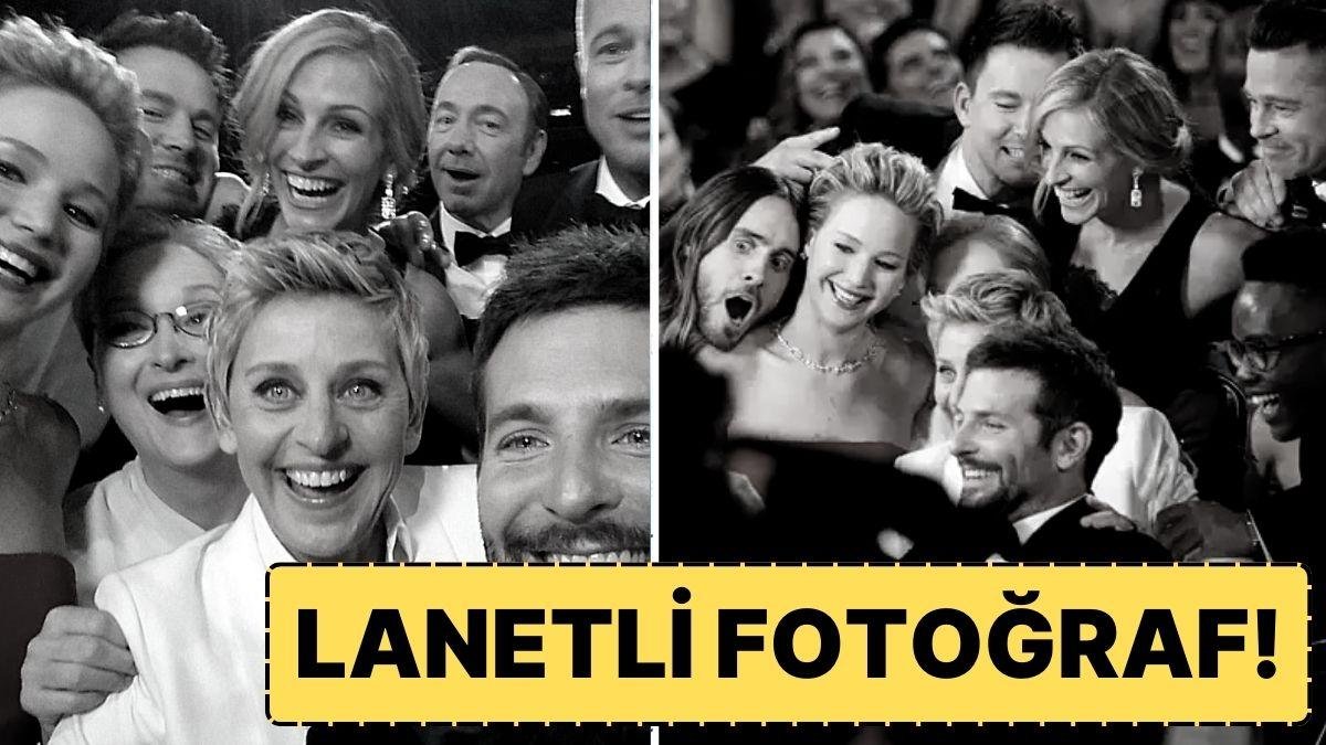 2014 Yılındaki Oscar Töreninde Çekilen ve Tüm Dünyanın Konuştuğu Fotoğraf ‘Lanetli’ Çıktı!