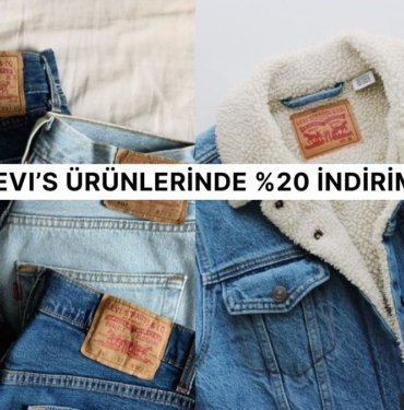 Kaçırılmayacak Fırsatlarda Bugün: Levi’s Markasının En Sevilen Ürünlerinde %20 İndirim