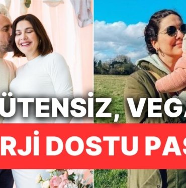 Bergüzar Korel 4 Yaşına Giren Çocuğunun Doğum Günü İçin Vegan, Glütensiz, Alerji Dostu Pasta Yaptı