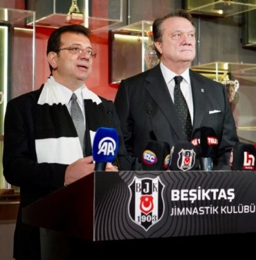 İmamoğlu’ndan Beşiktaş’a ziyaret