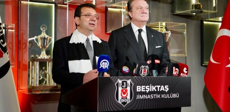 İmamoğlu’ndan Beşiktaş’a ziyaret