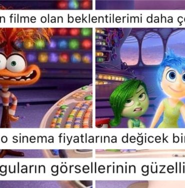 Oscar Ödüllü Animasyon Filmi ‘Ters Yüz 2’nin Türkçe Dublajlı Fragmanına Gelen Yorumlar