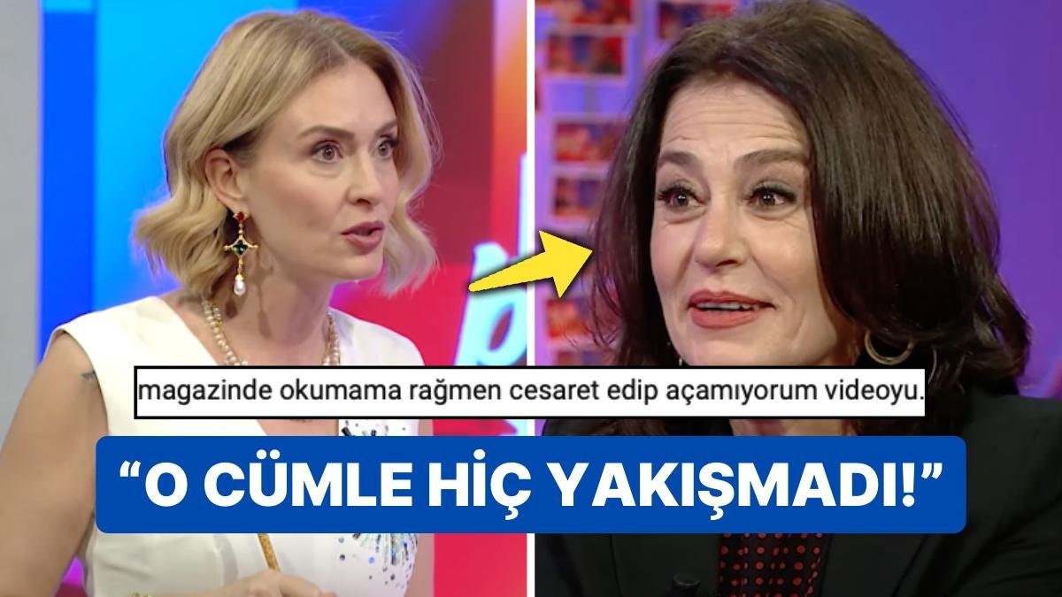 Ceyda Düvenci’nin Programda Konuk Ettiği Nazan Kesal’a Söylediği Cümle Tepki Topladı!