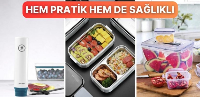 Haftalık Yemek Hazırlığı Yaparken İhtiyacınız Olan Ürün Önerileri