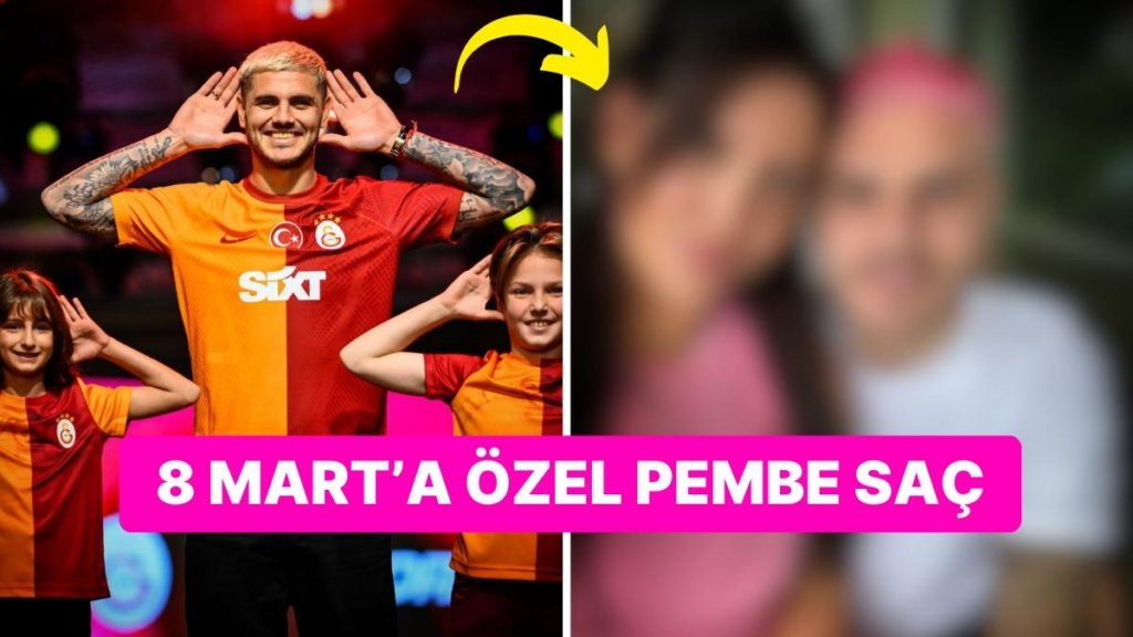 Mauro Icardi Dünya Kadınlar Günü’nde Saçlarını Pembeye Boyadı