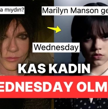 Kas Şovlarıyla Görmeye Alışık Olduğumuz Biricik Suden’in Makyajlı Hali Wednesday Adams’a Benzetildi