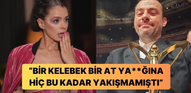 Özge Özpirinçci Rol Arkadaşı Salih Bademci’yi Küfürlü Kutlamasıyla Ödülü Aldığına Pişman Etti