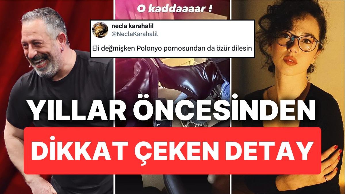 Cem Yılmaz’ın Yeni Aşkı Necla Karahalil’in Yıllar Önce Cem Yılmaz’ı Savunduğu Ortaya Çıktı