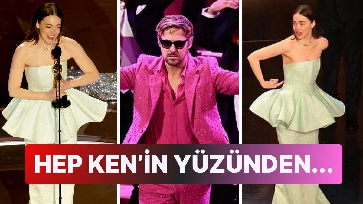 En İyi Kadın Oyuncu Oscar’ını Kazanan Emma Stone, Törende Elbisesi Yırtılınca Gözyaşlarına Hakim Olamadı