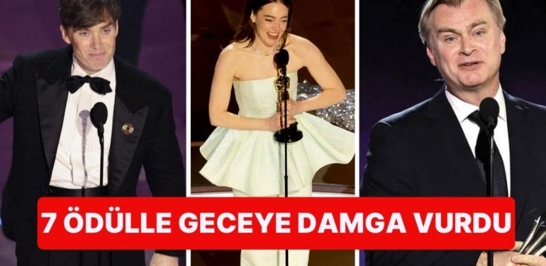Oppenheimer’ın Damga Vurduğu 96. Akademi Ödülleri Töreninde Oscar Kazananlar Belli Oldu!