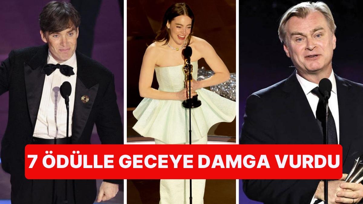 Oppenheimer’ın Damga Vurduğu 96. Akademi Ödülleri Töreninde Oscar Kazananlar Belli Oldu!