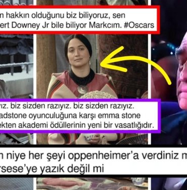Oppenheimer’a Öfke Kustular! Oscar Ödüllerinde Yaşadıkları Hayal Kırıklığını Sert Bir Dille İfade Eden Kişiler