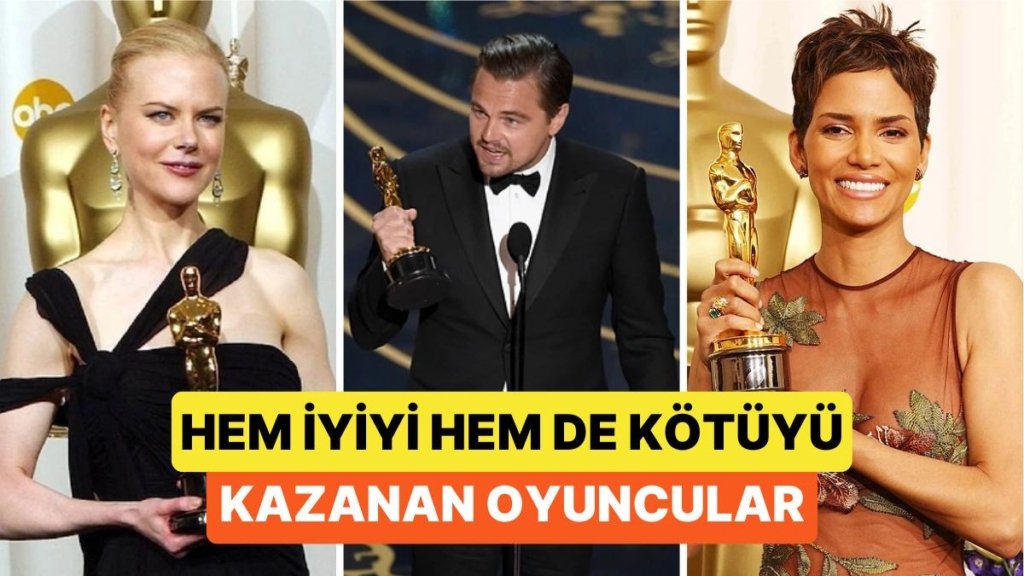 Oscar’la Göklerde Altın Ahududu’yla Yerlerde: Birbirinin Tamamen Zıttı Olan İki Ödülü Kazanan Oyuncular!