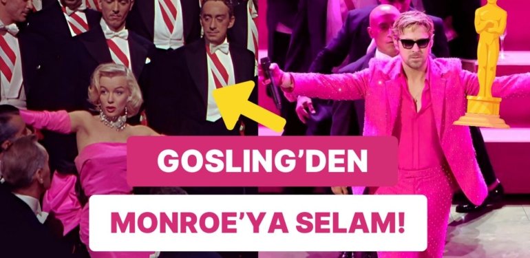 “I’m Just Ken” Oscar Performansıyla İzleyenleri Büyüleyen Ryan Gosling Marilyn Monroe’dan mı Esinlenmiş?
