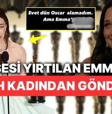 Gupse Özay Oscar’da Emma Stone Ödül Aldığı Sırada Gözleri Dolan Lily Gladstone’a Benzerliğiyle Şoke Etti