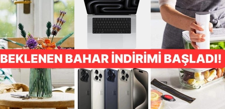 Beklenen Amazon Bahar Fırsatları Başladı! Cebinizi Sevindirecek Öne Çıkan Fırsatlar