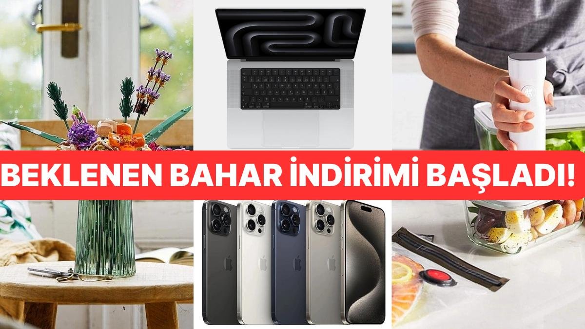 Beklenen Amazon Bahar Fırsatları Başladı! Cebinizi Sevindirecek Öne Çıkan Fırsatlar