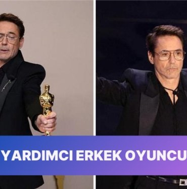 İlk Oscar’ını Aldı: Kariyerinin Zirvesini Yaşayan Robert Downey Jr. Ödül Konuşmasında Eşine Minnet Duydu!
