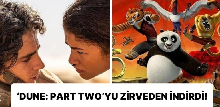 Sevilen Animasyon Filmi ‘Kung Fu Panda 4’ Açılışını İlk Sırada Yapan ‘Dune 2’yi Gişede Geride Bıraktı!