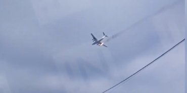 Rus kargo uçağının düşme anı böyle görüntülendi