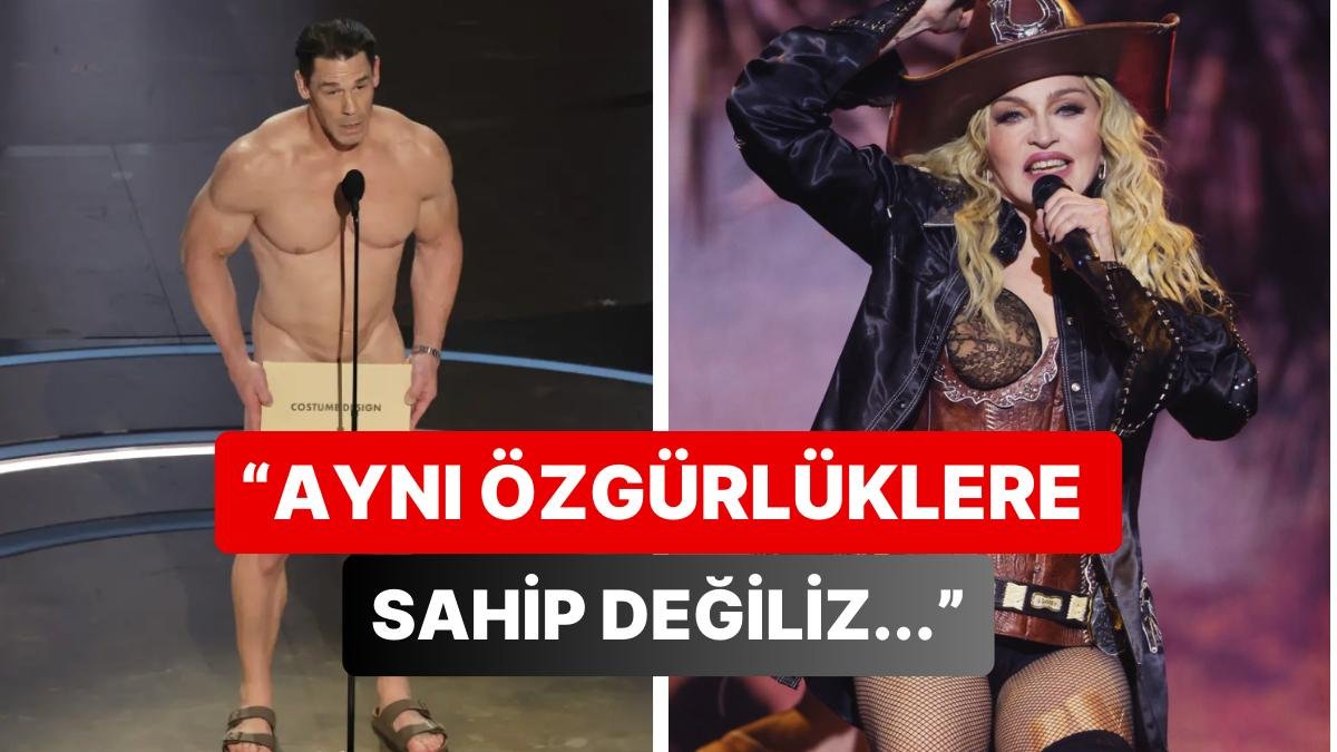 Oscar Ödüllerinde Sahneye Anadan Üryan Çıkan John Cena’ya Madonna’dan Akıllara Zarar Verecek Bir Cevap Geldi