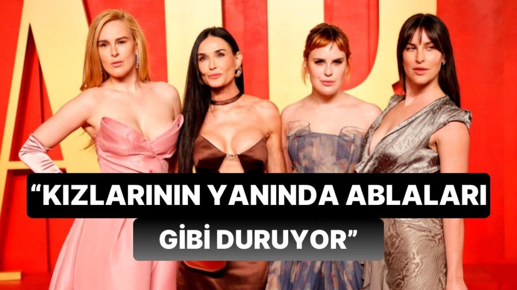 Yıllar Bir Bize İşliyor! Demi Moore’un Yıllara Meydan Okuyan Vücuduyla Taşıdığı Elbisesi Ortalığı Yaktı Geçti