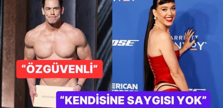 Çıplak John Cena’ya Alkış Tutulurken, Katy Perry’nin Dekolteli Elbisesine Gelen Yorumlar Sinirleri Yıprattı