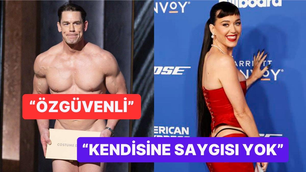 Çıplak John Cena’ya Alkış Tutulurken, Katy Perry’nin Dekolteli Elbisesine Gelen Yorumlar Sinirleri Yıprattı