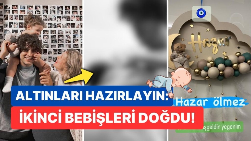 Ece Çeşmioğlu ve Taner Ölmez’in Oğulları Hazar Sonunda Doğdu: Baba ve Oğuldan İlk Kare de Geldi!