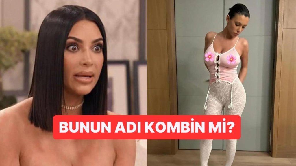 Külotlu Çorabından Vazgeçmeyen Bianca Censori, Kim Kardashian’ın Yanında Kendine Çekidüzen Verdi