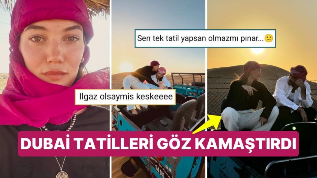 İlk Görüntüler Geldi! Dubai Tatilindeki Pınar Deniz ve Kaan Yıldırım’ın Aşk Dolu Bakışları Gözlerden Kaçmadı!