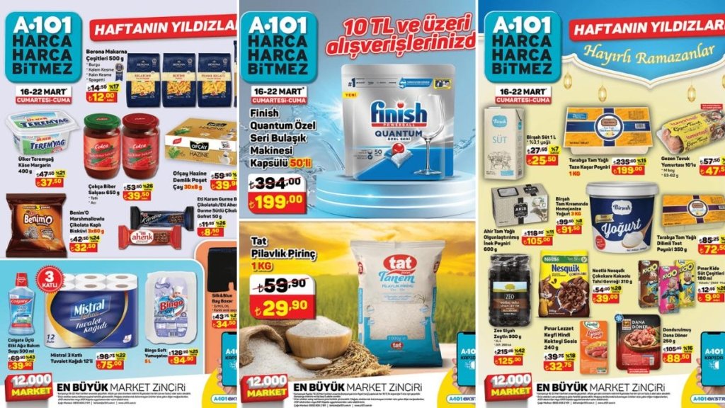 16 – 22 Mart 2024 A101 Haftanın Yıldızları Kataloğu