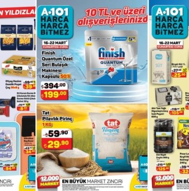 16 – 22 Mart 2024 A101 Haftanın Yıldızları Kataloğu
