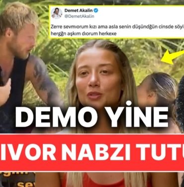 Demet Akalın Survivor’da Yunus Emre ve Aleyna’yı Aşırı Yakın Görünce Nefreti Yine Klavyesine Vurdu