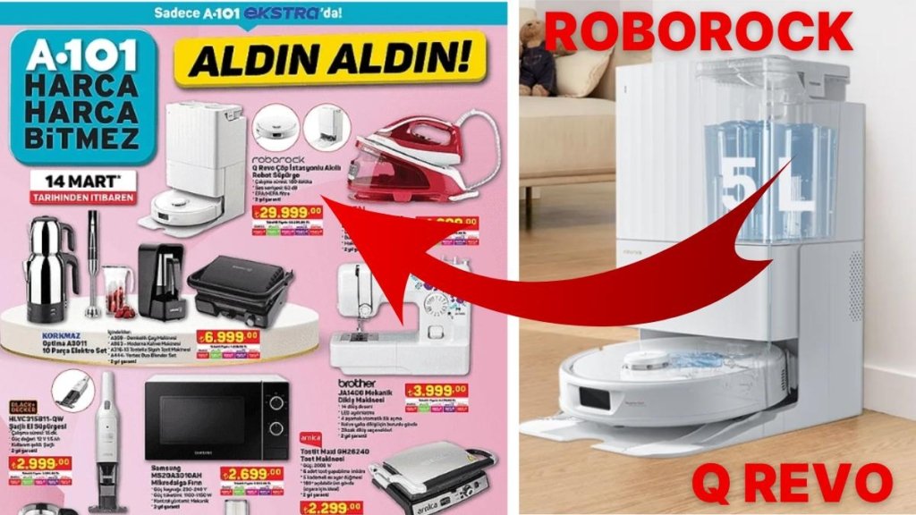 A101’de Satışa Sunulan Roborock Q Revo Çöp İstasyonlu Robot Süpürge Alınır mı? Özellikleri ve Yorumları