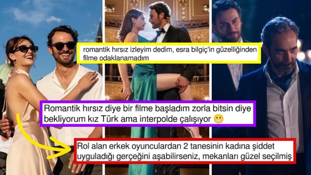 Başrollerinde Esra Bilgiç ve Birkan Sokullu’nun Yer Aldığı Netflix Filmi ‘Romantik Hırsız’a Gelen Tepkiler