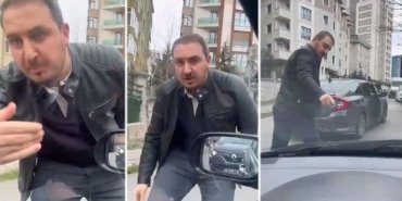 Ataşehir’de yol verme tartışması: Yolu kesip tehdit etti