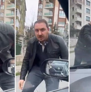 Ataşehir’de yol verme tartışması: Yolu kesip tehdit etti