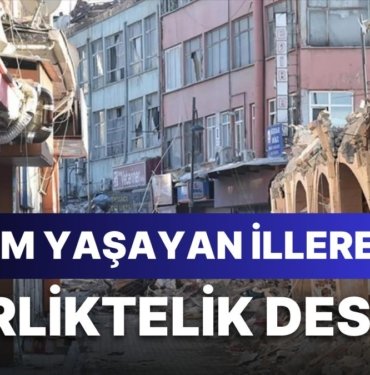 Deprem Bölgelerine Can Suyu: Elektronik Ticaretle Birlikte Çok Daha İyiye Kampanyası