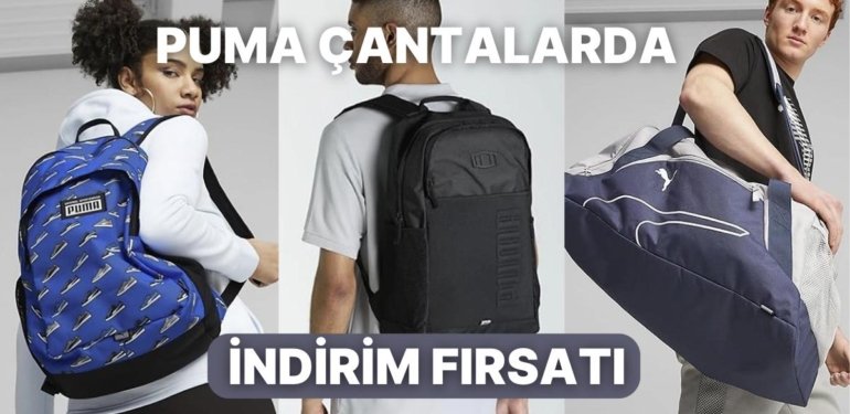 Spor Salonundan Sokak Modasına Her Alanda Uyum Sağlayacak Puma Çantalarda %60 İndirim Fırsatı!